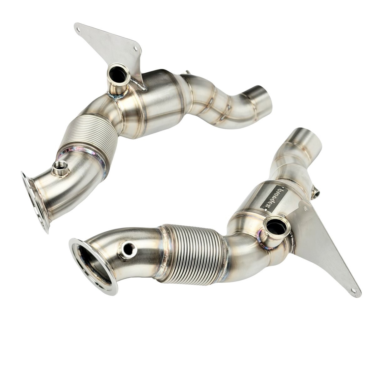 ferrari f8 tributo / spider downpipe