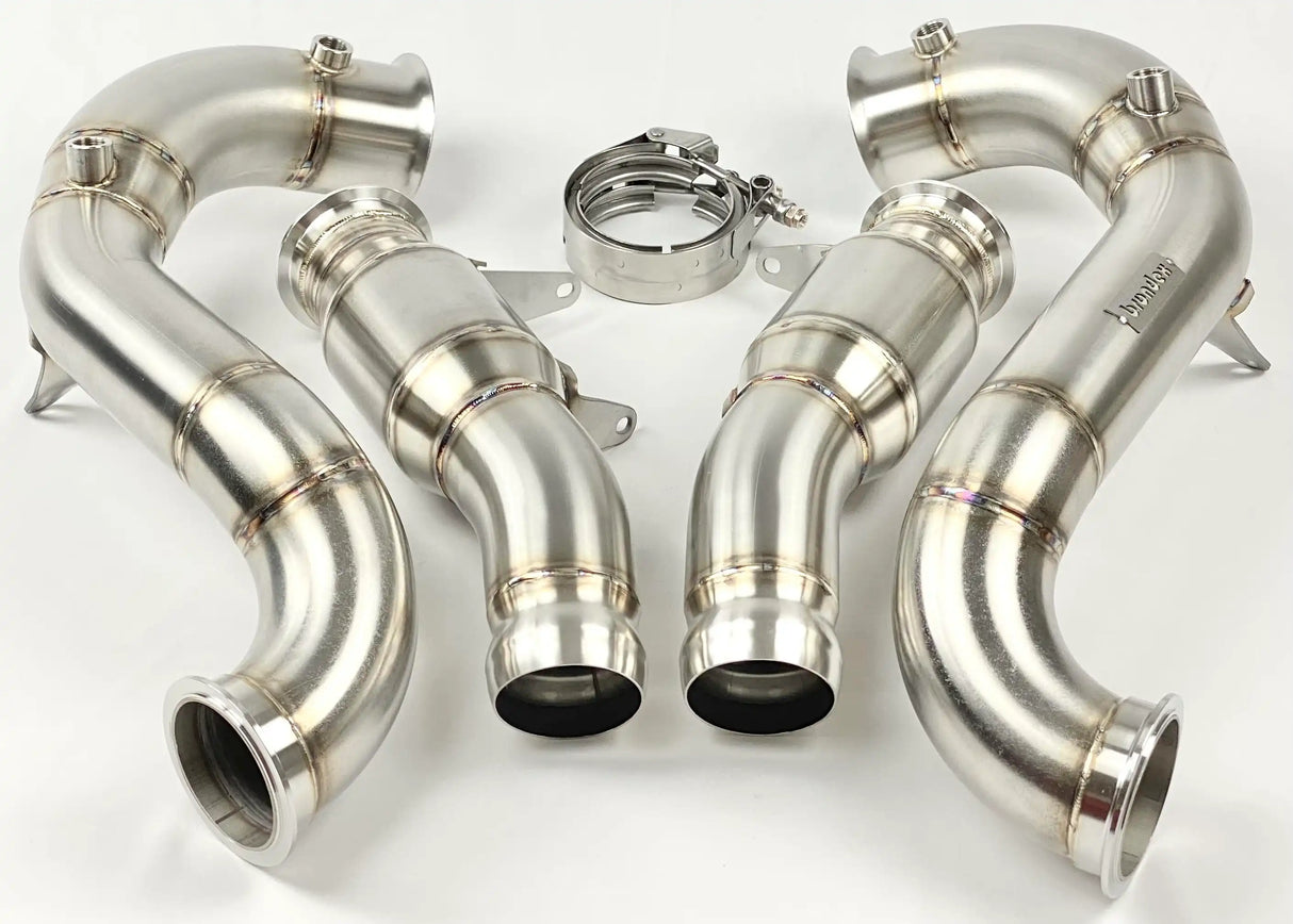 gt63s catted downpipes brondex