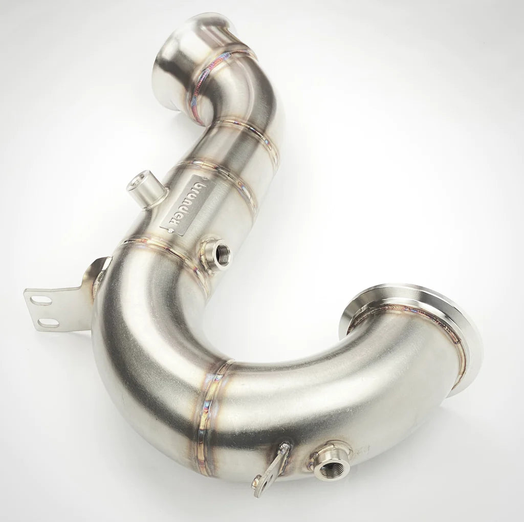 What are the benefits of the Brondex downpipe for Mercedes CLS53 AMG?