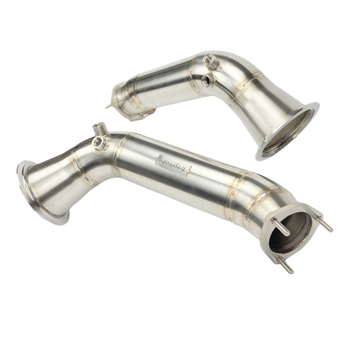 audi rs6 c8 catless downpipe brondex