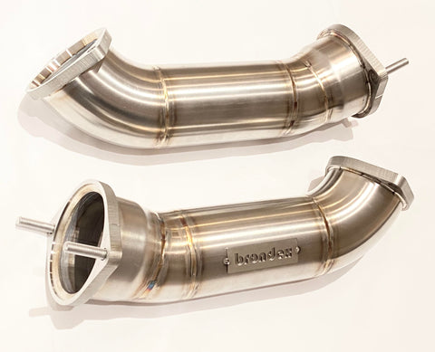 BMW XM G09 secondary downpipes