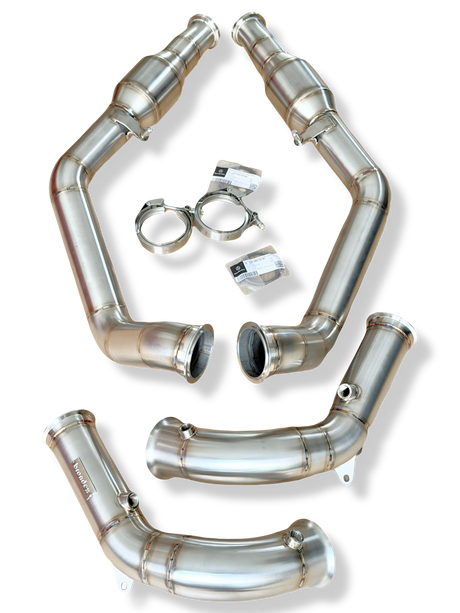 Catted Downpipes for Mercedes G63 W463A AMG M177 4.0 V8