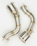 Porsche 536 9ya Cayenne downpipes with 200 cell 