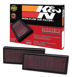 Filtre à air K&N 33-2474 pour MERCEDES BENZ S63 AMG 5.5L V8