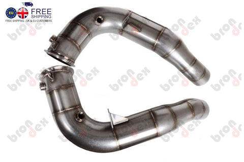 bmw m6 decat downpipes brondex exhaust
