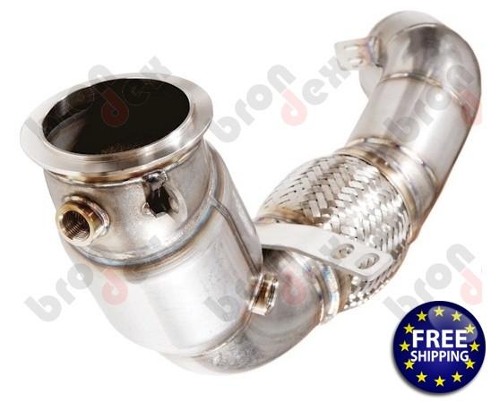 BMW x5m F85 downpipes with 200 cell sports catalytic converters ...