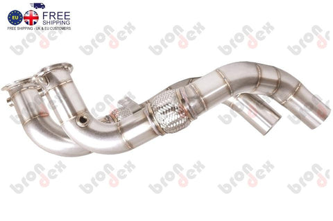 bmw 550i decat downpipes brondex exhaust