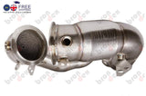 BMW M6 downpipes with 200 cell sports catalytic converters