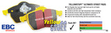 EBC YELLOWSTUFF 4000 BRAKE PAD FIT TO MERCEDES-BENZ AMG GTS 4.0 2014- REAR