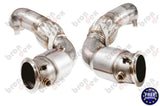 BRONDEX PERFORMANCE EXHAUST SYSTEMS Online store BMW BMW x6m f86 downpipes with 200 cell sportcat 2014- (Ready For Installation)