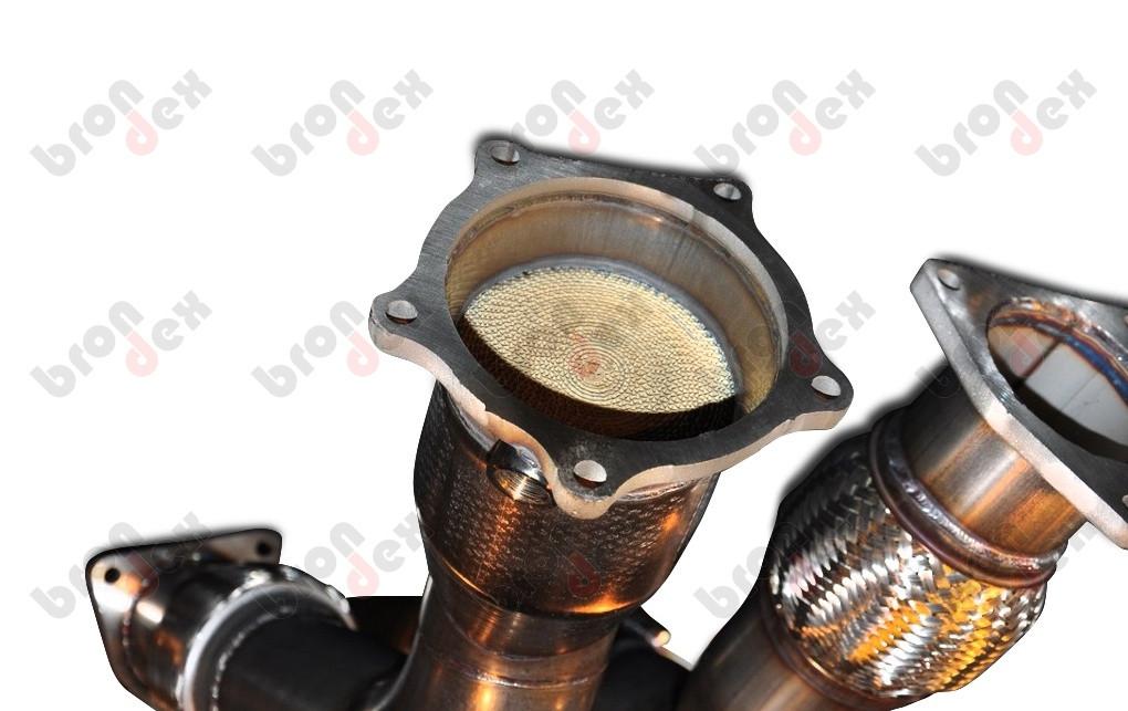 Cayenne 957 catted downpipes