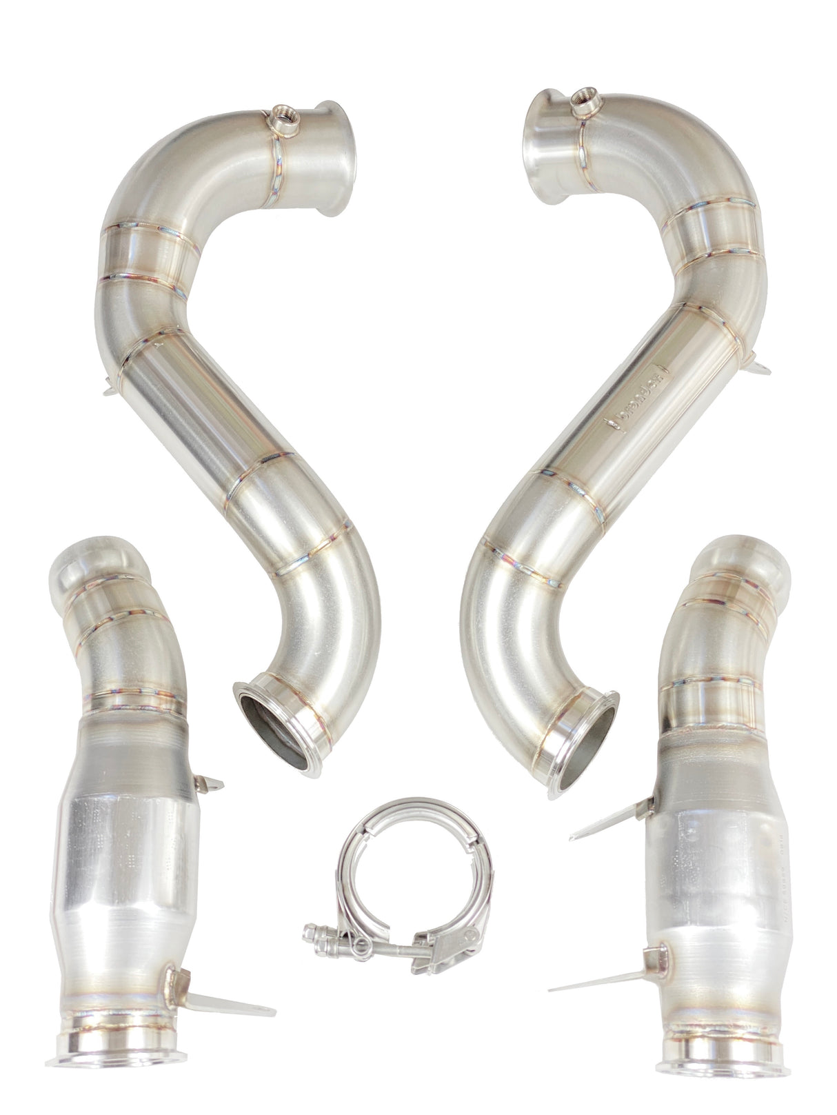 mercedes e63 catted 200-cell downpipes