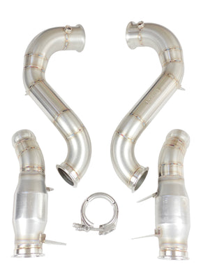 mercedes e63 catted 200-cell downpipes