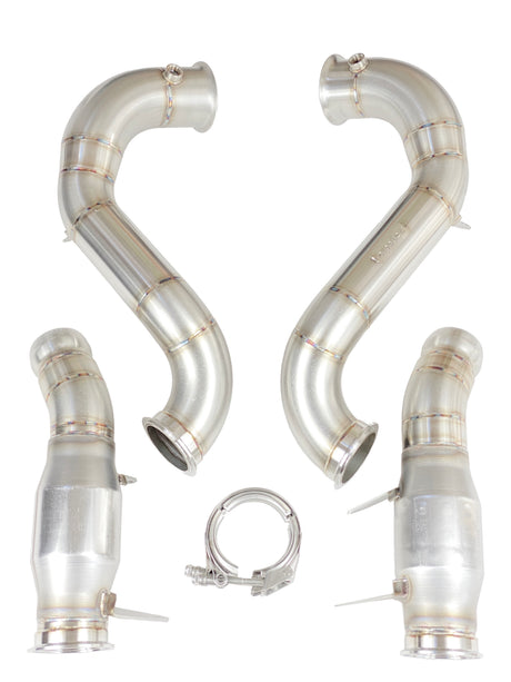 mercedes e63 catted 200-cell downpipes