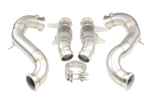 mercedes glc63 s downpipes brondex