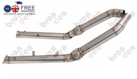 mercedes gl 400 450 exhaust down pipes