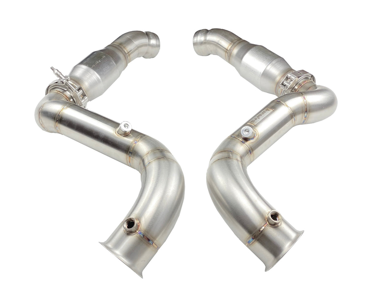 mercedes c63 catted downpipes